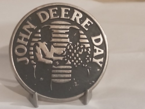 SET OF 4 John Deere Buckles & Stands: Waterloo Foundry PATTERNMAKER Great Con' - 第 7/11 張圖片