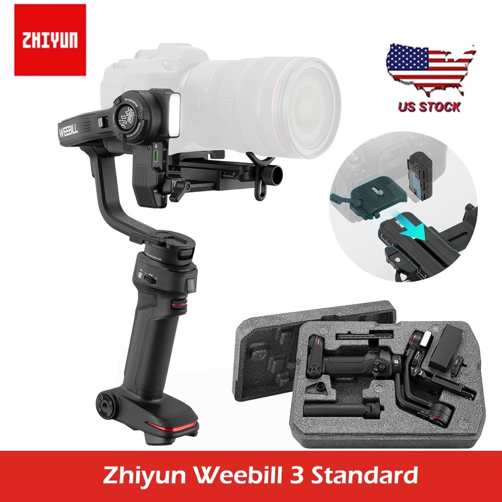 Zhiyun Weebill 3 3-Axis Gimbal Stabilizer for Canon Sony Mirrorless Camera DSLR