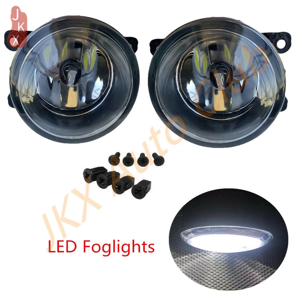 2X Faros antiniebla LED L+R x para Peugeot 207 307 407 607 3008 SW CC VAN 2000~13 Foto 3 de 4