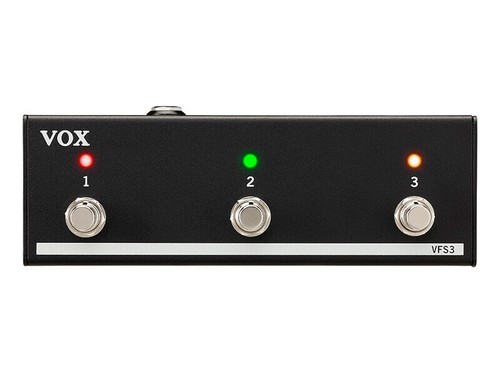 Vox VFS3 3-Button Footswitch w/ LEDs for Mini GO Amps - Picture 2 of 4