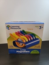 Learning Resources Jumbo Magnifiers Primary Science 7 Pc 2884
