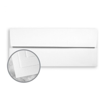 Strathmore Writing Bright White Wove #10 Envelopes - 28 lb, 500 Envelopes