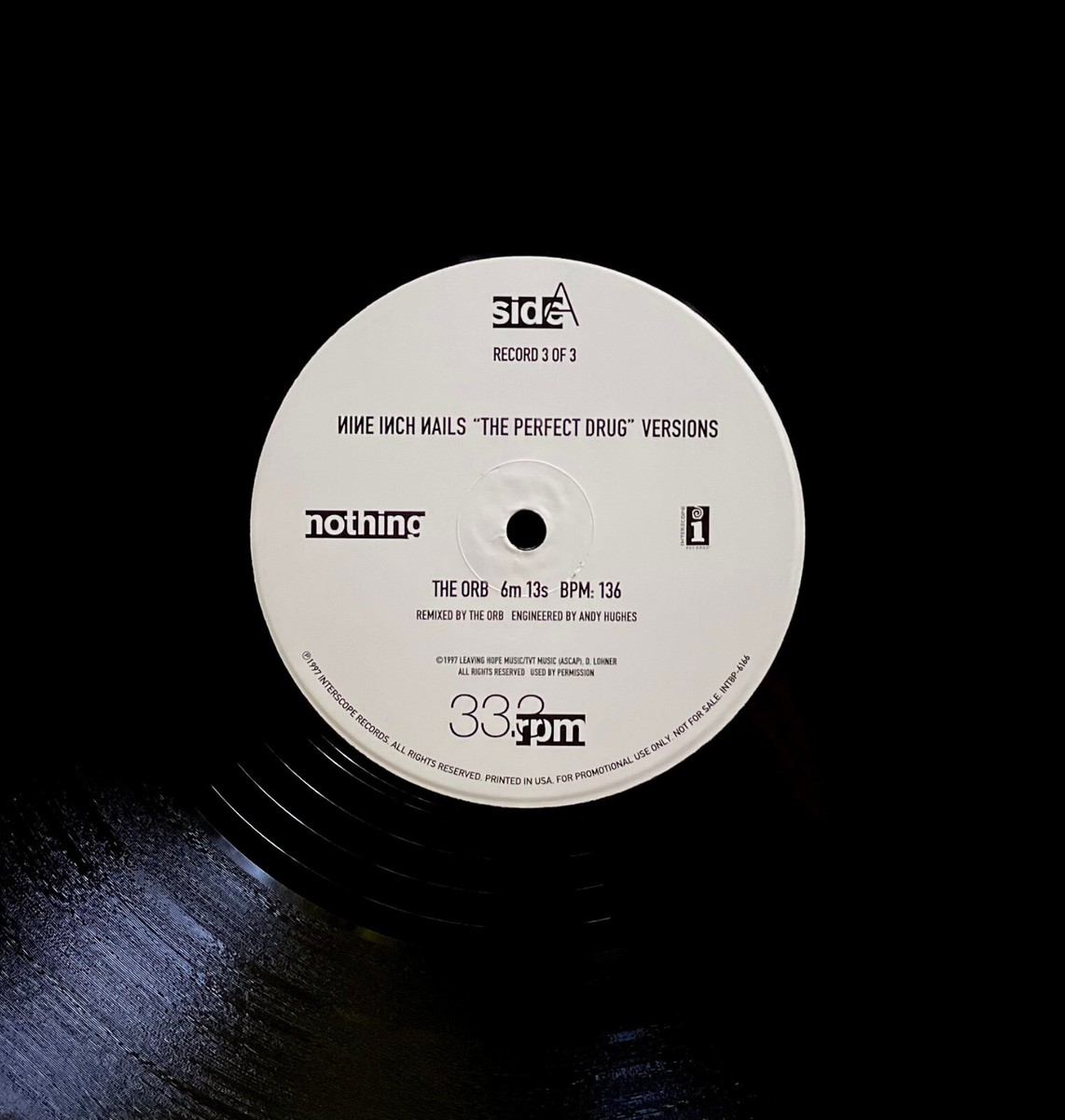 洋楽 Nine Inch Nails The Perfect Drug LP 3x Nine Inch Nails The Perfect Drug Versions Rare 3LP Vinyl Set