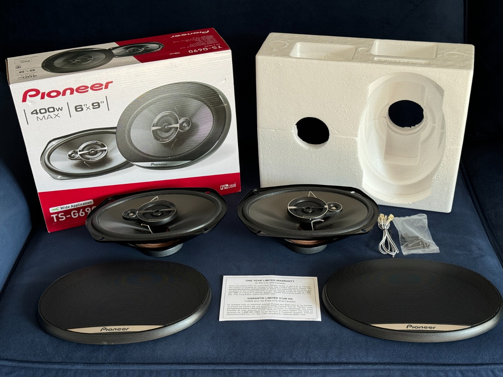 Coaxial Speakers Pioneer By Speakers Pioneer TS-G690 6” X 9” Three