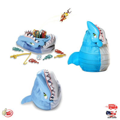 Colorful Sea Creature Fishing Game with Shark Bite Challenge Kids by Pressman