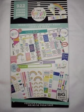 NEW The Happy Planner Value Pack Sticker Book NEON LIGHTS 922 pieces