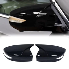 Glossy Black Rearview Mirror Cap Cover Trim For Nissan Sentra Altima 2013-2018
