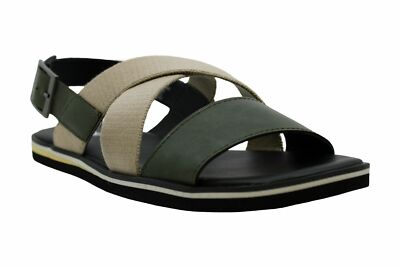 Bar III Men's Sandals Knox Strap Slip-on Sandals Olive Green