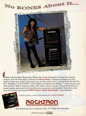 GARY HOEY - Rocktron - 1993 Print Advertisement