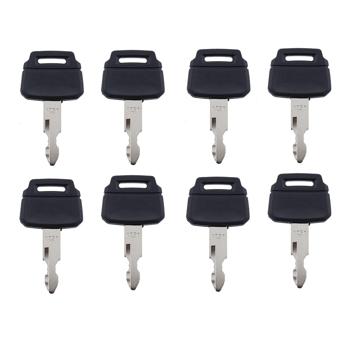 8Pcs Key K250 for Kobelco SK-8 Case New Holland Excavator Kawasaki