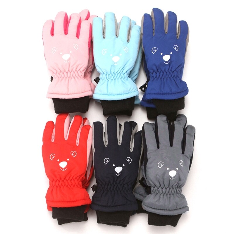 Winter Gloves for Boys and Girls, for Driving, Hiking, Skiing, Outdoor-image