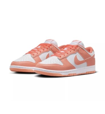 WOMENS NIKE DUNK LOW_WHITE/LT WILD MANGO DD1873-109-SIZE 7.5