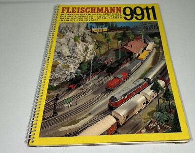 Fleischmann 9911 Gleisanlagen Spurpläne  sehr gut