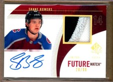 2020-21 SP Authentic '10-11 Retro Future Watch Patch Auto Shane Bowers RC /99