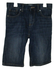 NWOT OLD NAVY BOYS DENIM SHORTS MEDIUM WASH ADJUSTABLE WAIST SIZE 12 REGULAR
