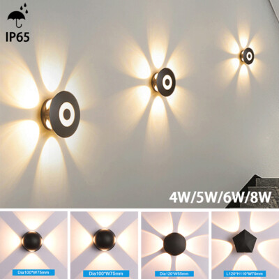 Wandlampe Wandleuchte LED Wand Leuchte Lampe für Innen Außen Wasserdicht IP65 UK