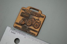 MICHIGAN CLARK EQUIPMENT CARGADOR DE RUEDAS FRONTAL Reloj Vintage Llavero Latón Pago