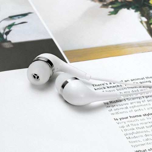 Uniwersalne słuchawki douszne 3,5 mm słuchawki douszne słuchawki z mikrofonem do Samsung i iPhone - Zdjęcie 10 z 11