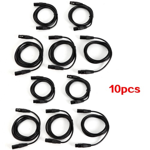 10 x DMX Kabel 2,0 m XLR 3-pol. male-female, für 110 Ohm Anwendung - Bild 3 von 10