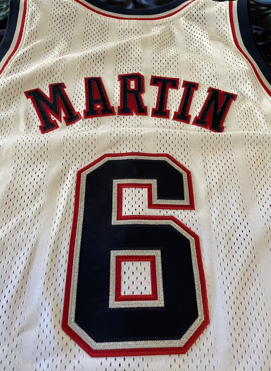 Vintage Reebok NBA New Jersey Nets Kenyon Martin Basketball Jersey