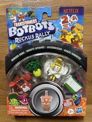 Transformers BotBots Series 6 Hunger Hubs Ruckus Rally Netflix 5 Pack Set 1