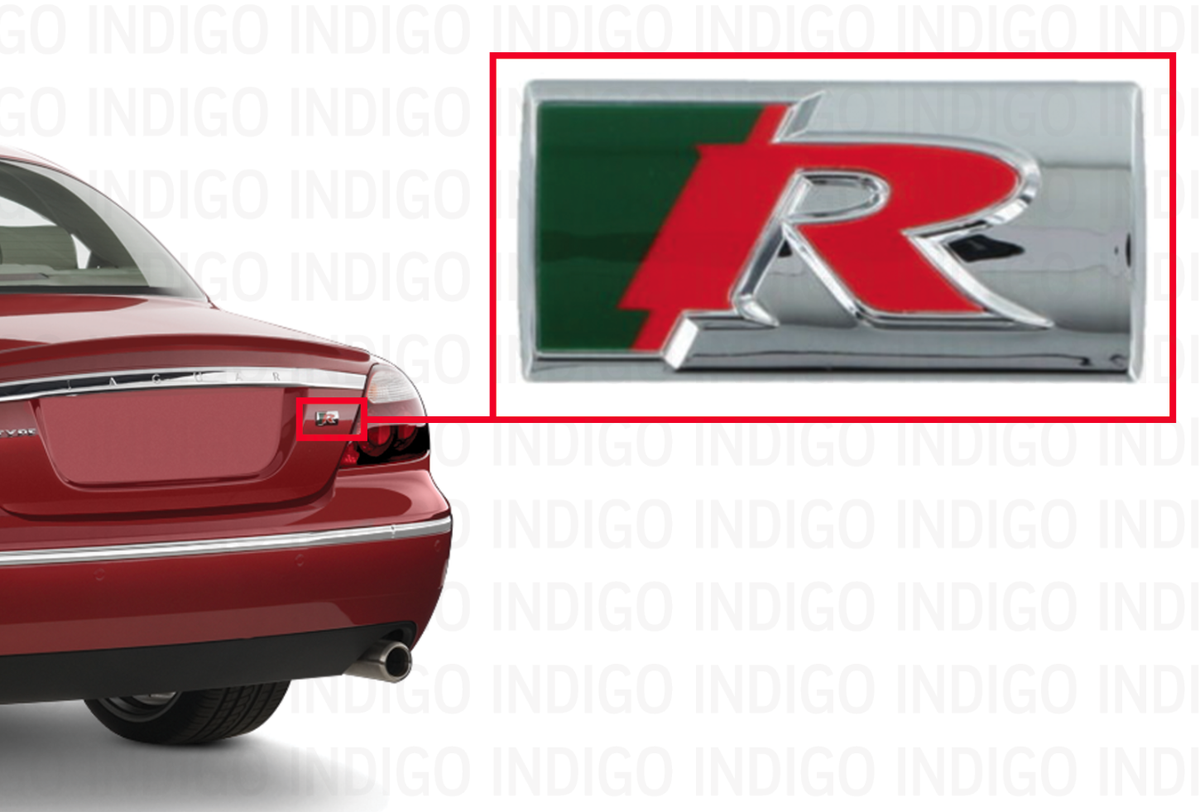 Jaguar S-Type 'R' Supercharged Trunk Boot Badge Emblem XR837159