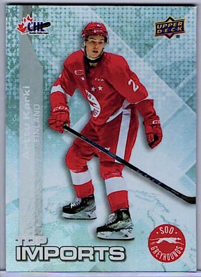 Arttu Karki Rookie 2023-24 Upper Deck CHL Top Imports #TI-8 (RC) Golden Knights
