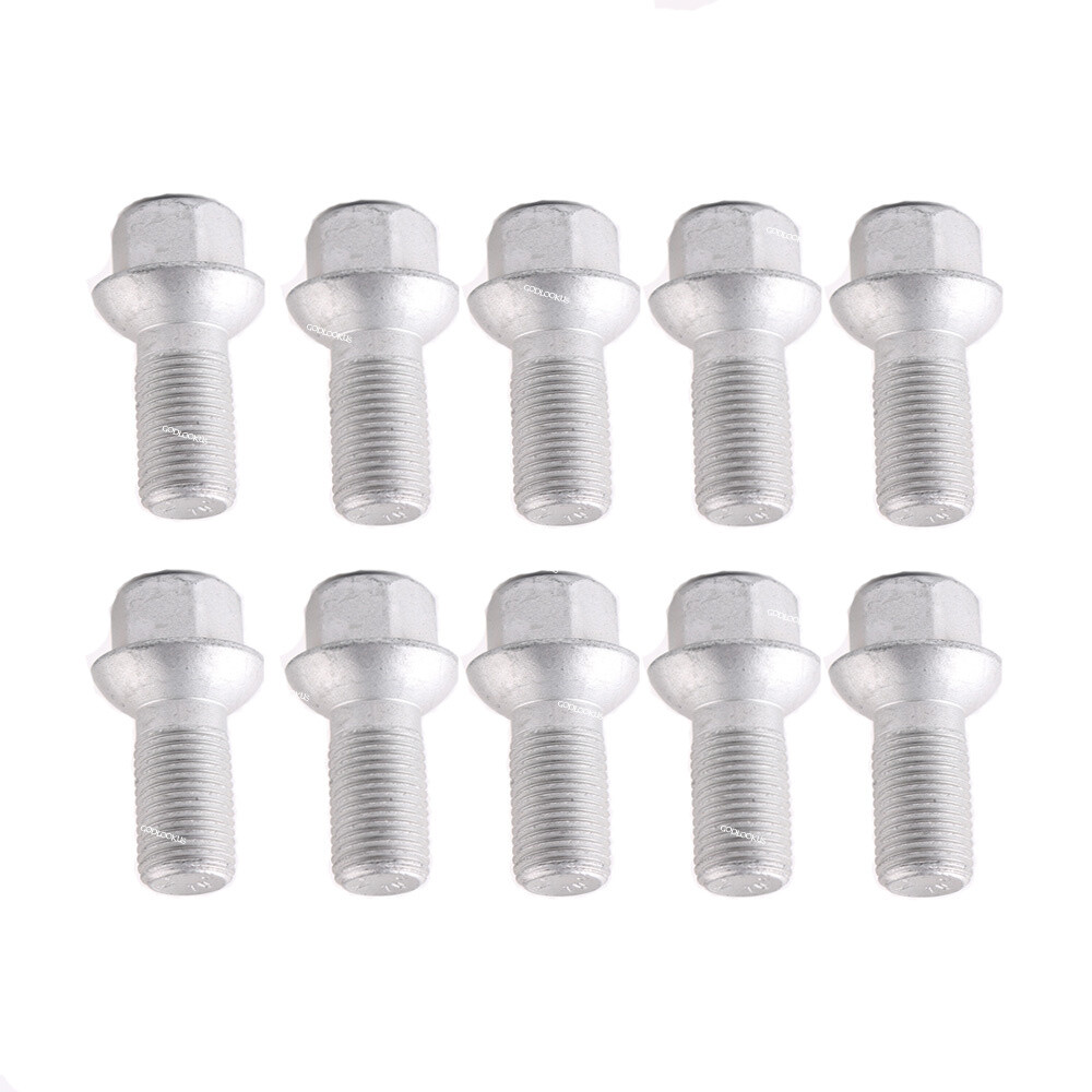 20Pcs Wheel Lug Bolts Nuts A0009904907 Fit For Mercedes W204 W211 C209