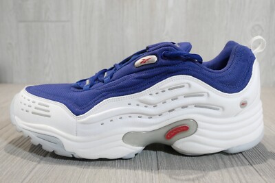 New Rare Vintage Reebok Mistral DMX White Blue Running Shoes  display picture 2
