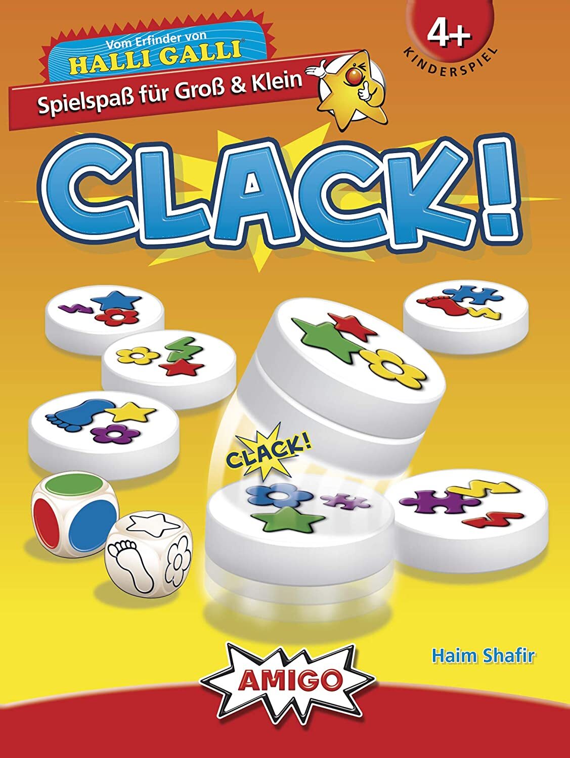 Thumbnail - Amigo 2765 Clack Kinderspiel Familienspiel Gesellschaftsspiel 2-6