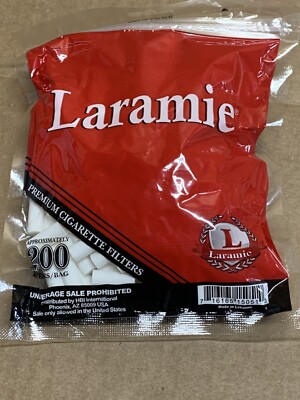 LARAMIE PREMIUM REGULAR CIGARETTE FILTERS - One Bag/ 200 Count