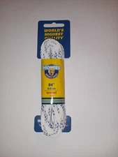 HOWIES WAXED HOCKEY LACES, White 84"