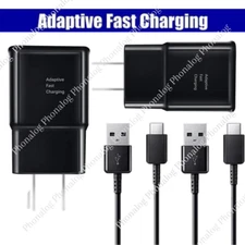 2 Pack For Samsung Galaxy S21 S20 A51 A14 A13 5G A12 Fast Charger & USB-C Cable