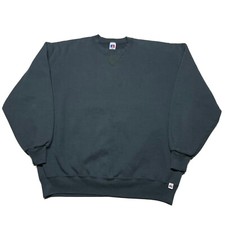 Vintage 90s Russell Athletic Sweatshirt Men's XXL Green Pullover Hipster Grunge