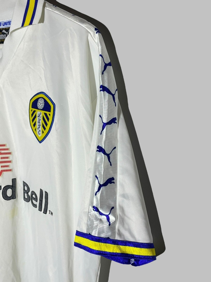 Leeds United Puma 1998/99 Home Vintage Football Shirt Soccer