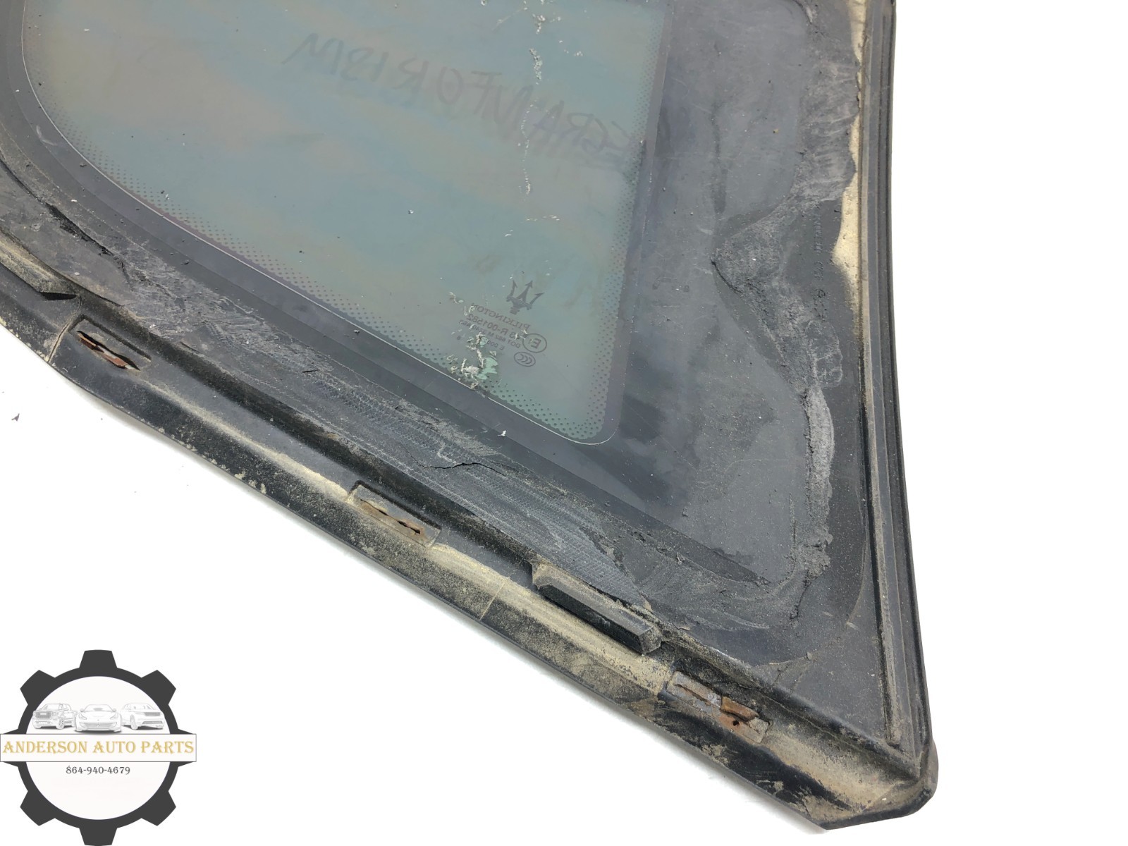 2008-2018 MASERATI GRANTURISMO LEFT DRIVER REAR QUARTER WINDOW GLASS OEM #NOTE