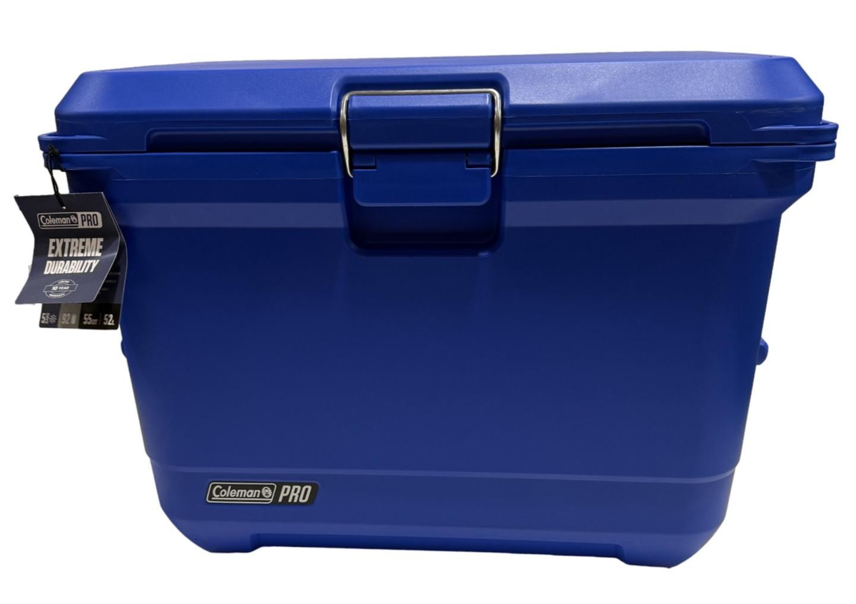 Coleman Pro Hard Sided Cooler- 92Cans/55qt Neptune Blue BROKEN