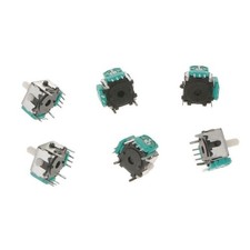 6x 3D Analog Joystick Stick Switch Replacement for Nintendo Game Cube Controller