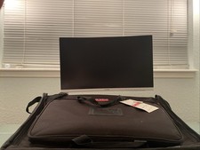 Viotek GN24CW 24" Curved Monitor 1080p 144hz with 360 degree arm and gator case