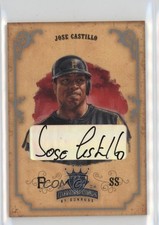 2004 Donruss Diamond Kings Silver Signatures 17/100 Jose Castillo #111 Auto 0qo1