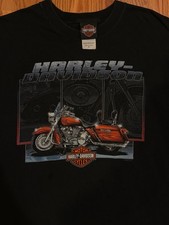 Vintage 2003 Harley Davidson T Shirt Size XL Made in the USA BEEFY HANES TAG
