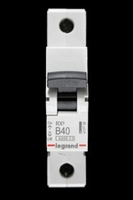 LEGRAND 40 AMP CURVE B 6kA MCB CIRCUIT BREAKER RX3 4197 56