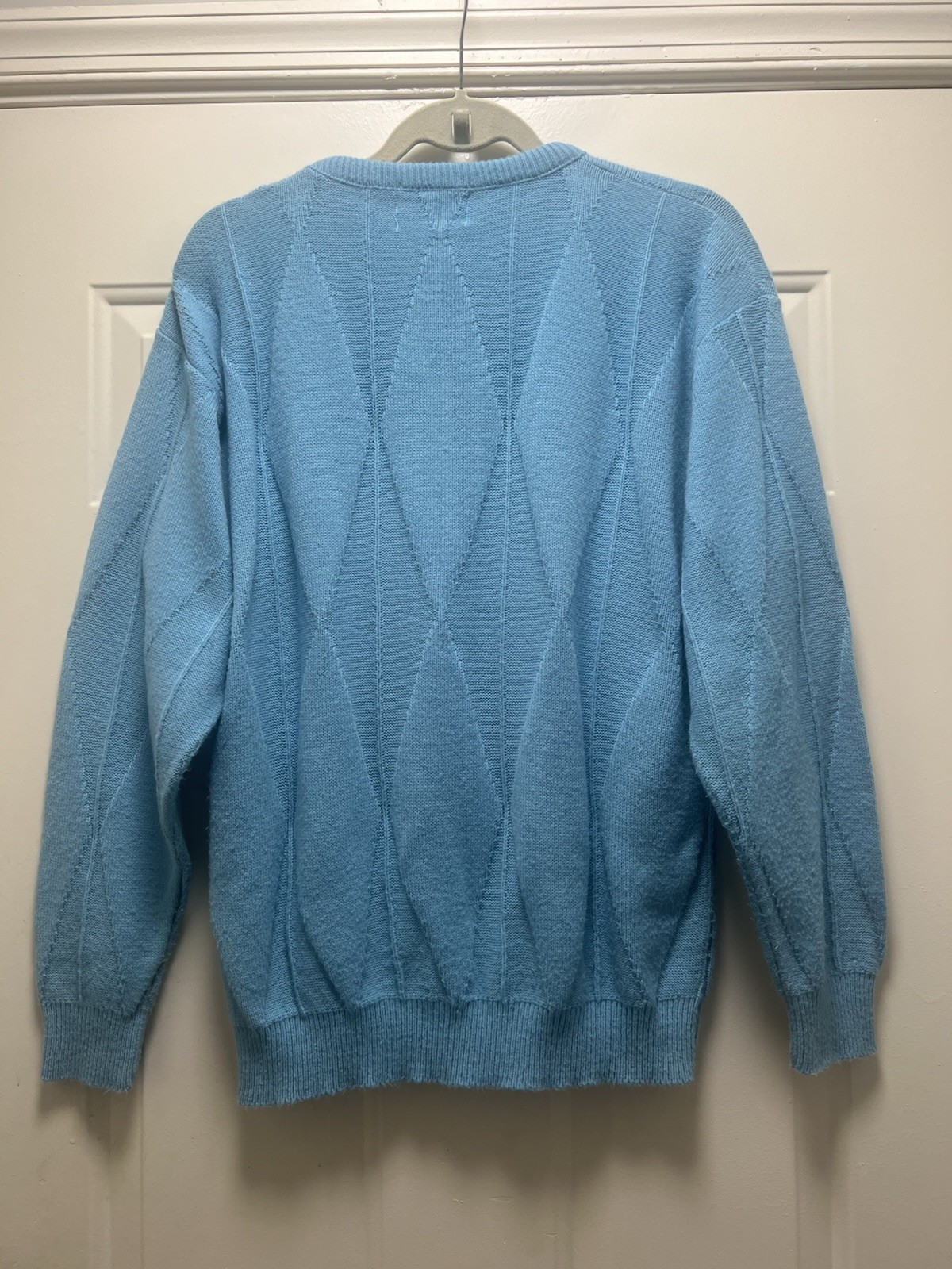 VTG Christian Dior Orlon Acrylic Pullover Woman’s Sweater RN 14321 Blue Sz M thumbnail 3