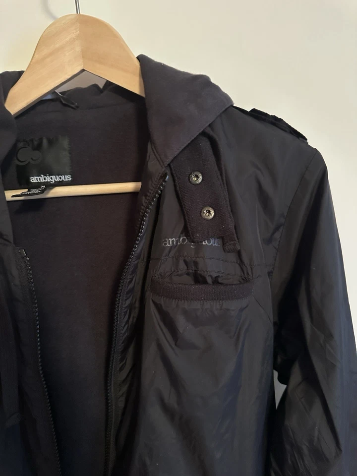 Ambiguous Peaks Jacket Medium Black Vintage Biker - Image 4 of 4