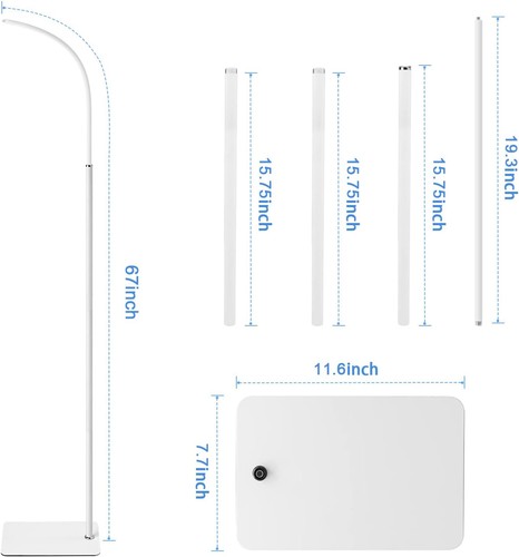 67" Adjustable Height Baby Monitor Floor Stand Holder Compatible with... - 第 6/8 張圖片