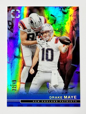 2025 Panini Photogenic Drake Maye Blue /49 SP New England Patriots #7