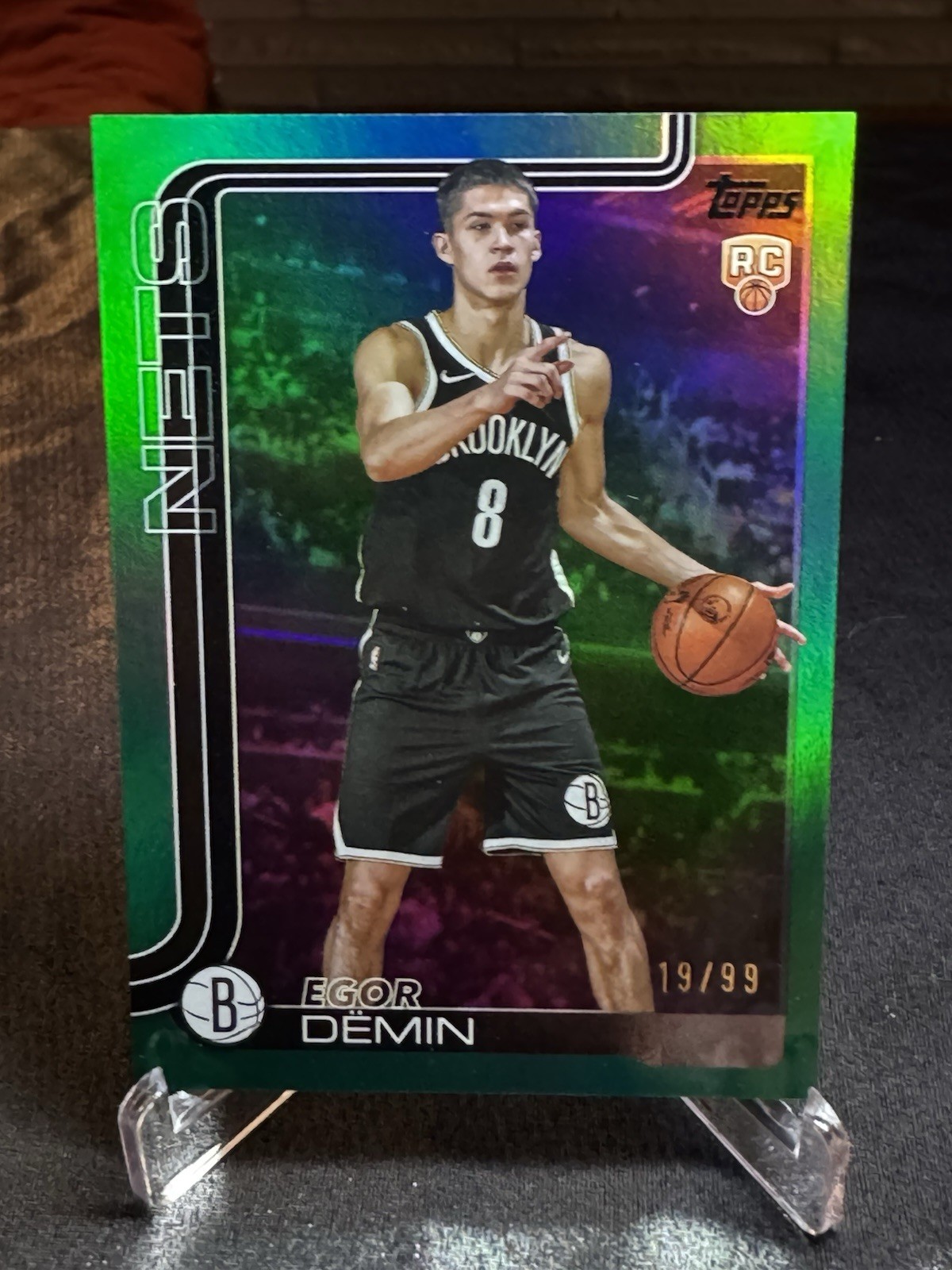 2025-26 Topps - Egor Demin #208 Green Holofoil /99 (RC)