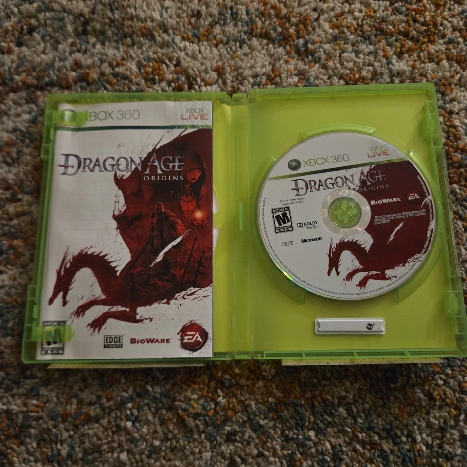Lote de 4 juegos probados Dragon Age II Origins Awakening & Inquisition Xbox 360 Foto 3 de 4