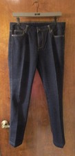 Buffalo David Bitton Women s High Rise Skinny Jeans Dark Blue Denim Size 8/29