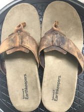 TIMBERLAND EARTHKEEPER NUBUCK  ZEHENTRENNER SANDALEN HERREN in BRAUN Gr. 47 ½ 